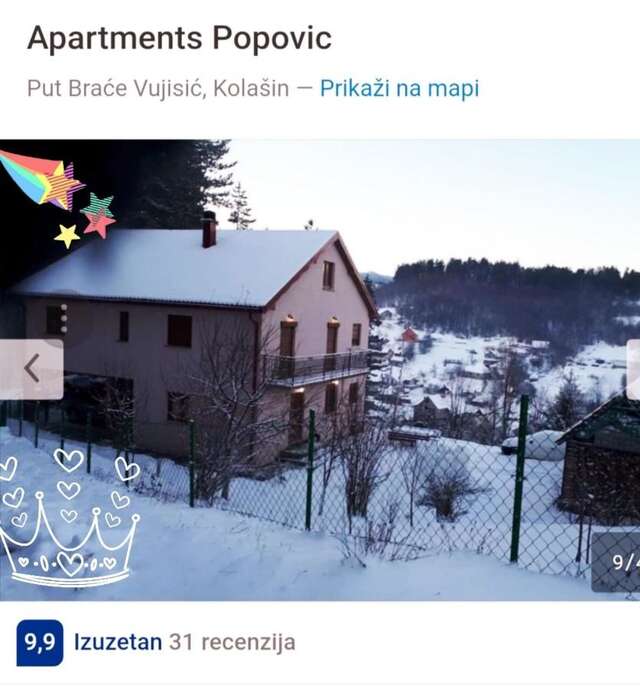 Апартаменты Apartments Popovic Колашин-19